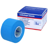 Leukotape Classic Ruban Élastique Adhésif 3,75 cm x 10 mètres: Couleur Bleu